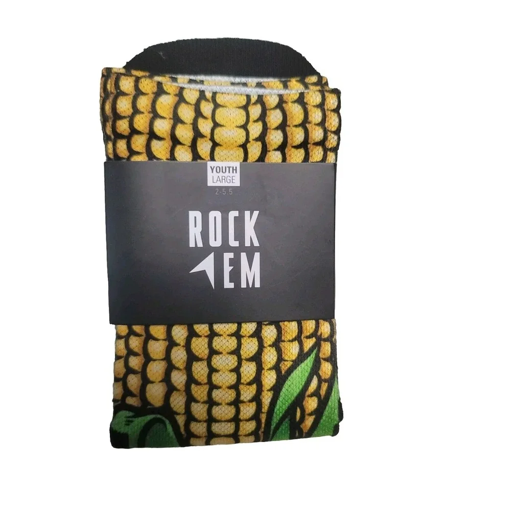Rock Em Socks Large  Youth  Corn